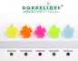 Preview: Kleeblatt Anhänger • 19 Farben: Neon, Frost, Spiegel • Schlüsselanhänger, Schmuck, Glücksbringer aus Acrylglas