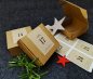 Preview: 24 Adventskalender Boxen + Kraftpapier Zahlen Sticker /Mini Schachteln zum Selbstbefüllen / DIY Geschenkboxen: edel Geprägt oder Glatt