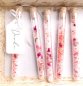 Preview: " DANKE " Geschenkanhänger aus Leinenpapier - weiß
