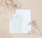 Preview: 10 Weiße Flachbeutel - Papiertüten mit Spitze