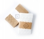 Preview: 10 mini "Freudentränen" Kraftpapier Tütchen mit Herz Prägung - braun