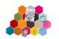 Mobile Preview: HEXAGON FILZ Untersetzer Pinnwand Platzmatte / 34 Farben - 6 Größen
