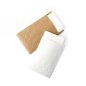 Preview: 10 mini "Freudentränen" Kraftpapier Tütchen mit Herz Prägung - braun