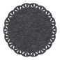 Preview: Spitze Filz Deckchen "Roma" - Untersetzer Tassenuntersetzer - Tortenspitze / Filzuntersetzer 8 bis 45 cm