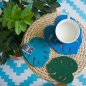 Preview: MONSTERA Palmblatt /BLATT FILZ Untersetzer -Platzmatte 4 Größen