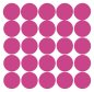 Mobile Preview: 50 Kreative Klebepunkte Dots PINK - Wandtattoo