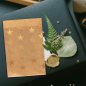 Preview: Geschenkbeutel / Papiertüten - Kraftpapier - Sterne Gold