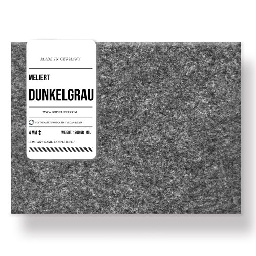 Preview: filz-dunkelgrau-meliert