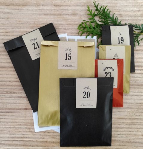 Preview: Adventskalender-gold