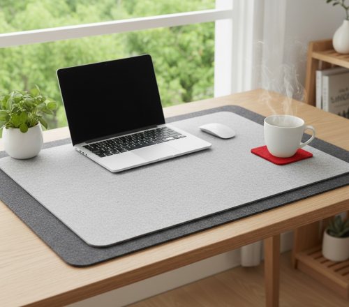 Preview: Filzuntersetzer - Eckig - abgerundet - Platzset / Platzmatte / Tischuntersetzer