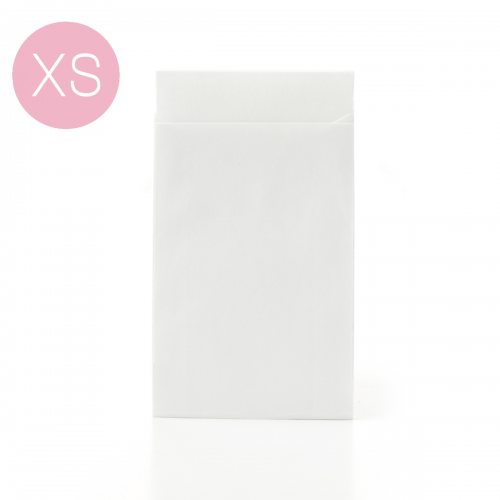 10 mini "Freudentränen" Papiertüten - weiß oder creme