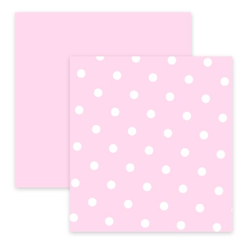 Designpapier / Motivpapier - rosa  'Dots'