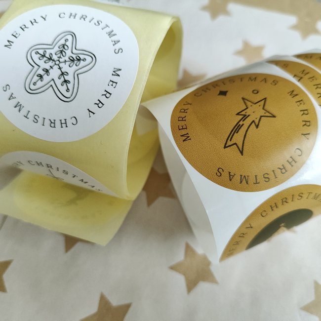 Frohe Weihnachten Aufkleber Frohe Weihnachten Aufkleber