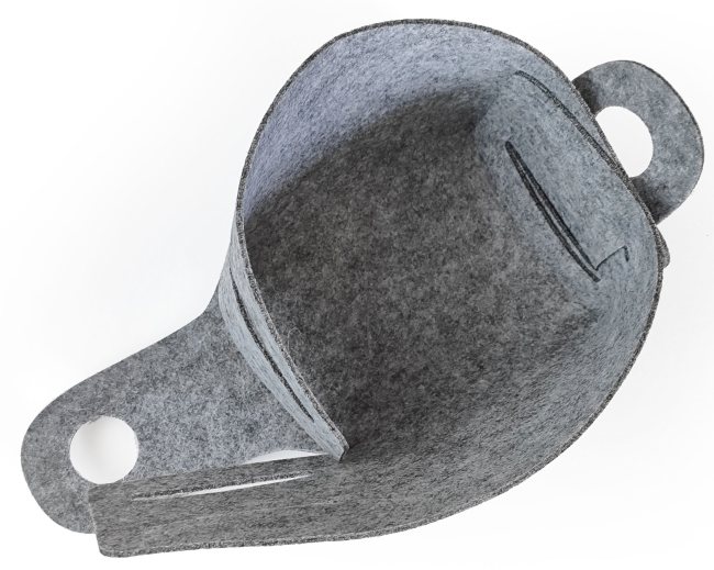 FILZKORB "Kroppaa" / Aufbewahrung / Box aus Filz / Korb - 40 Farben / Brotkorb / Aufbewahrungskorb