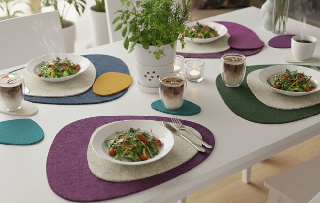 Stein Filz Platzset
